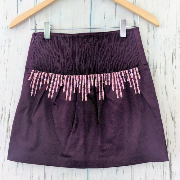 3/$20 Free People Sequin A-Line Skirt - Picture 5 of 6